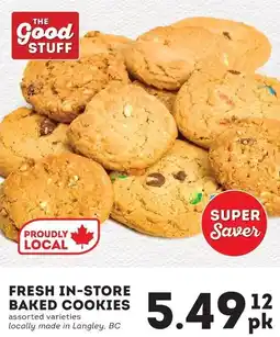 Fresh St Market The Good Stuff fresh in-store baked cookies offer
