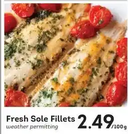 Fresh St Market Fresh Sole Fillets offer