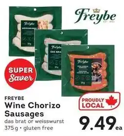 Fresh St Market Freybe Wine Chorizo Sausages offer