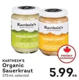 Fresh St Market Karthein's Organic Sauerkraut offer