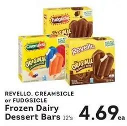 Fresh St Market Revello, Creamsicle or Fudgsicle Frozen Dairy Dessert Bars offer
