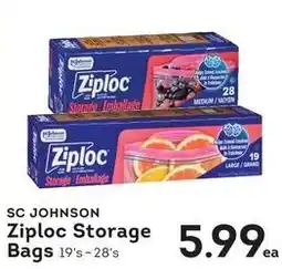 Fresh St Market Sc Johnson ziploc storage bags offer