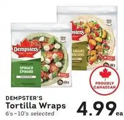 Fresh St Market Dempster's Tortilla Wraps offer