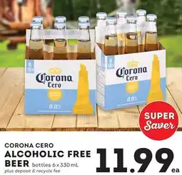 Fresh St Market Corona Cero alcoholic free beer offer