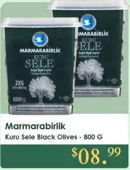 Roua Food Market Marmarabirlik Kuru Sele Black Olives offer