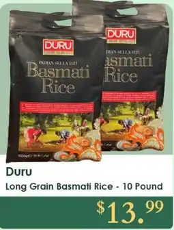 Roua Food Market Duru Long Grain Basmati Rice offer