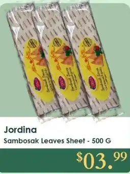Roua Food Market Jordina Sambosak Leaves Sheet offer