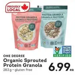 Fresh St Market One Degree Organic Sprouted Protein Granola offer