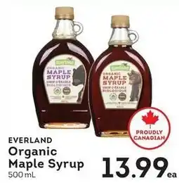 Fresh St Market Everland Organic Maple Syrup offer