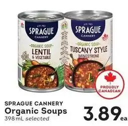 Fresh St Market Sprague Canny Organic Soups offer
