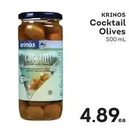 Fresh St Market Krinos cocktail olives offer