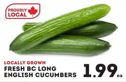 Fresh St Market Fresh Bc Long English Cucumbers offer