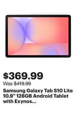 Best Buy Samsung Galaxy Tab S10 Lite 10.9 128GB Android Tablet with Exynos 1380 Processor - Grey offer