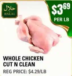 Atiya's Fresh Farm Whole Chicken Cut N Clean offer