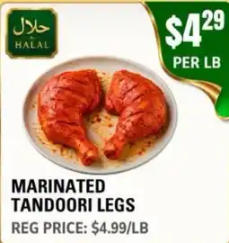 Atiya's Fresh Farm Marinated Tandoori Legs offer
