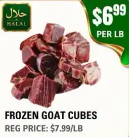 Atiya's Fresh Farm Frozen Goat Cubes offer