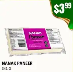 Atiya's Fresh Farm Nanak paneer offer