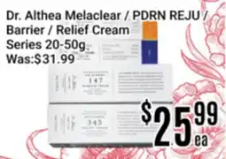 Nations Fresh Foods Dr. Althea Melaclear / PDRN REJU / Barrier Relief Cream offer