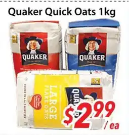 Bestco Food Mart Quaker Quick Oats offer