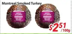 Bestco Food Mart Montreal Smoked Turkey offer