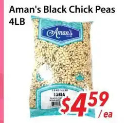 Bestco Food Mart Aman's Black Chick Peas offer