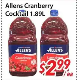 Bestco Food Mart Allens Cranberry Cocktail offer