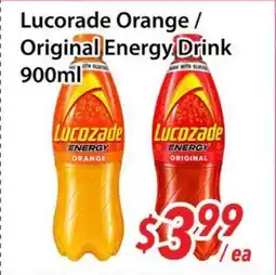 Bestco Food Mart Lucorade Orange Original Energy Drink offer
