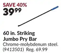 Princess Auto Striking Jumbo Pry Bar offer