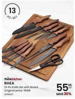 Stokes RHEA 13-Pc Knife Set with Board offer