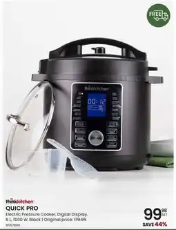 Stokes thinkkitchen QUICK PRO Multi Pressure Cooker offer
