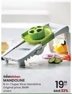 Stokes thinkkitchen MANDOLINE 8-in-1 Super Slicer Mandoline offer