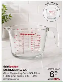 Stokes thinkkitchen MEASURING CUP Glass Measuring Cups offer