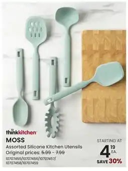 Stokes MOSS Assorted Silicone Kitchen Utensils offer