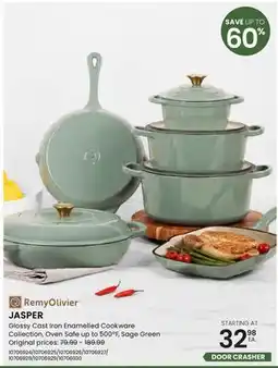 Stokes JASPER Glossy Cast Iron Enamel-coated Cookware Collection offer