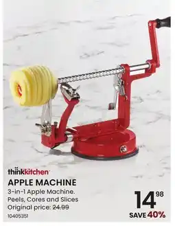 Stokes thinkkitchen APPLE MACHINE offer