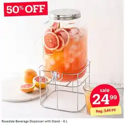 Kitchen Stuff Plus Rosedale Beverage Dispenser with Stand offer