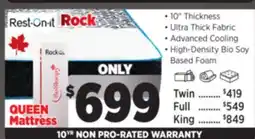 Surplus Furniture Rock Queen Mattress-In-A-Box offer