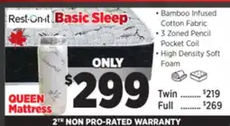 Surplus Furniture Basic Sleep Queen Mattress offer