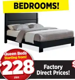 Surplus Furniture Queen Beds Starting From Only offer