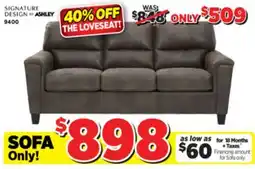 Surplus Furniture Navi Smoke Sofa offer