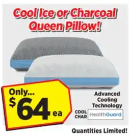 Surplus Furniture Cool Ice or Charcoal Queen Pillow offer