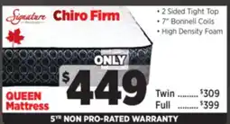 Surplus Furniture Chiro Firm Queen Mattress offer