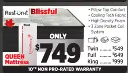 Surplus Furniture Blissful Queen Mattress-In-A-Box offer