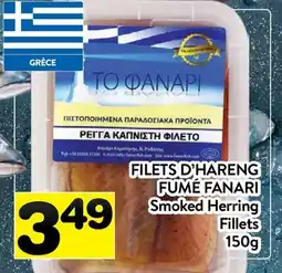 Supermarché PA FILETS D'HARENG FUMÉ FANARI | Smoked Herring Fillets offer