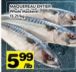 Supermarché PA MAQUEREAU ENTIER | Whole Mackerel offer