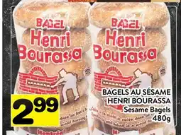 Supermarché PA BAGELS AU SÉSAME HENRI BOURASSA | Sesame Bagels offer