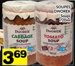 Supermarché PA SOUPES DWOREK | Soups offer