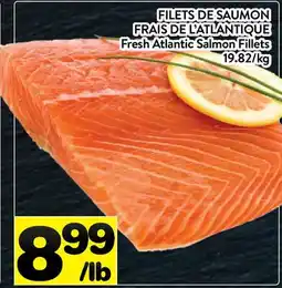 Supermarché PA FILETS DE SAUMON FRAIS DE L'ATLANTIQUE | Fresh Atlantic Salmon Fillets offer
