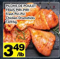 Supermarché PA PILONS DE POULET FRAIS PIRI-PIRI | Chicken Drumsticks offer