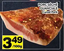 Supermarché PA PORC SÉCHÉ GUANCIALE | Cured Pork offer